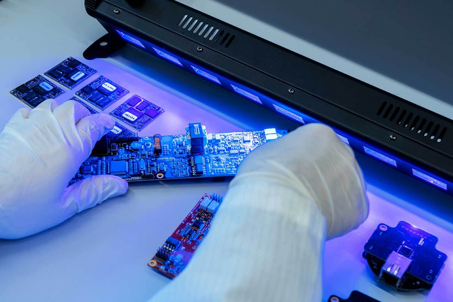 Electronic board production