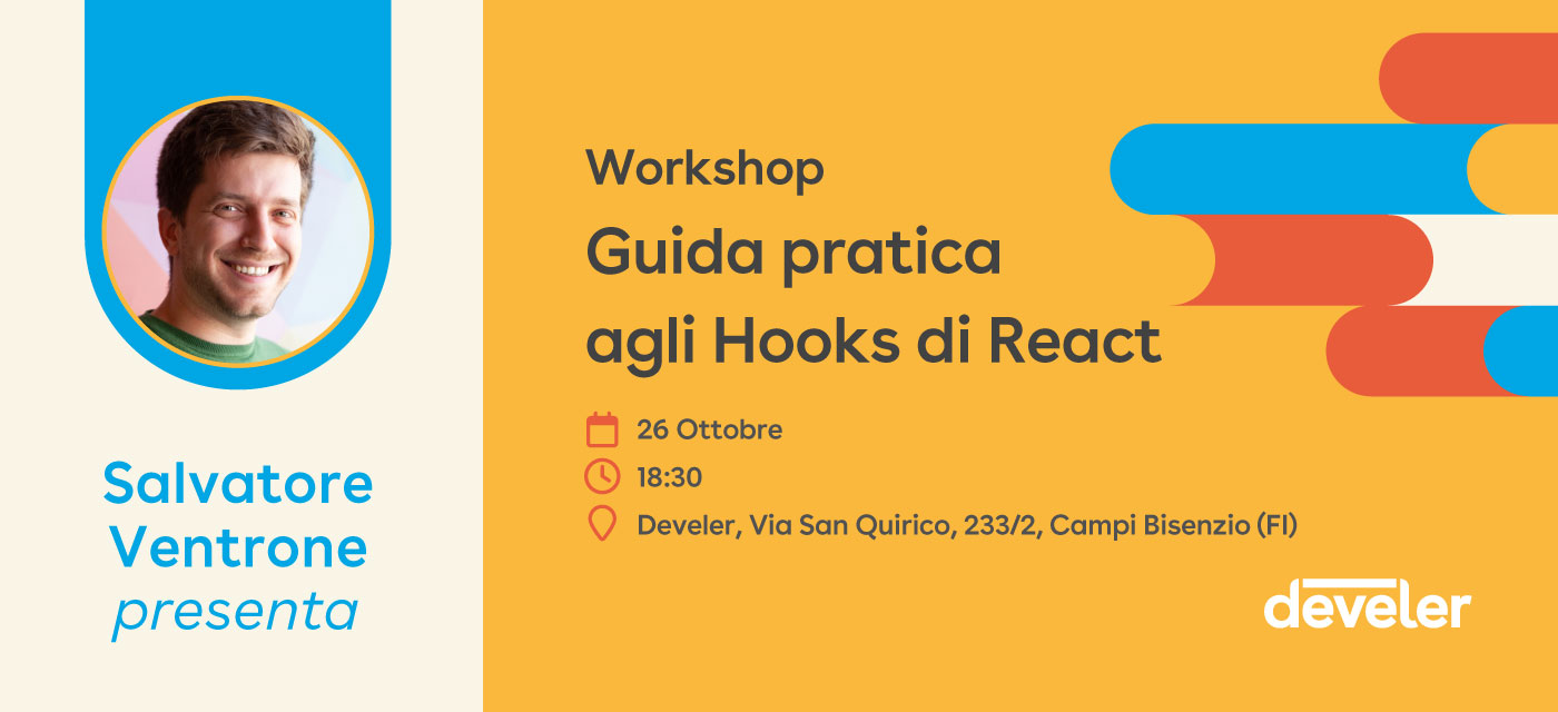 Guida pratica agli Hooks di React Workshop