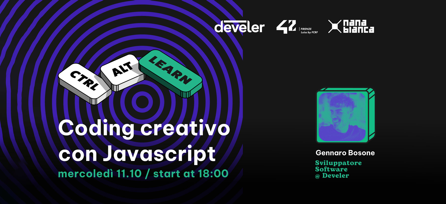 Workshop dedicato al coding creativo