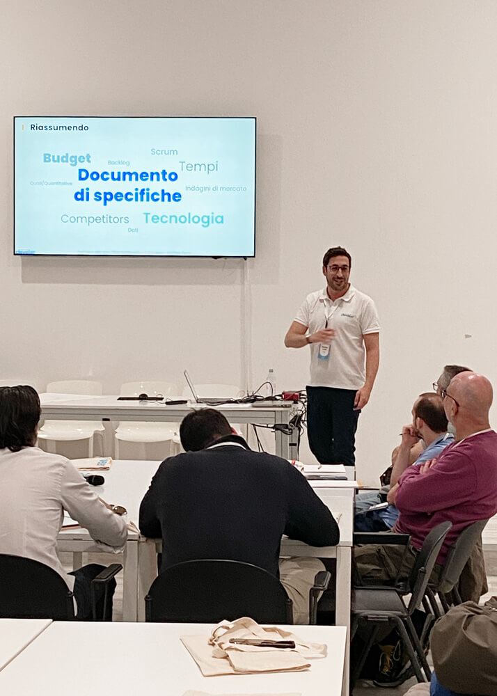 Matteo Forni at the Collaborative Design Workshop