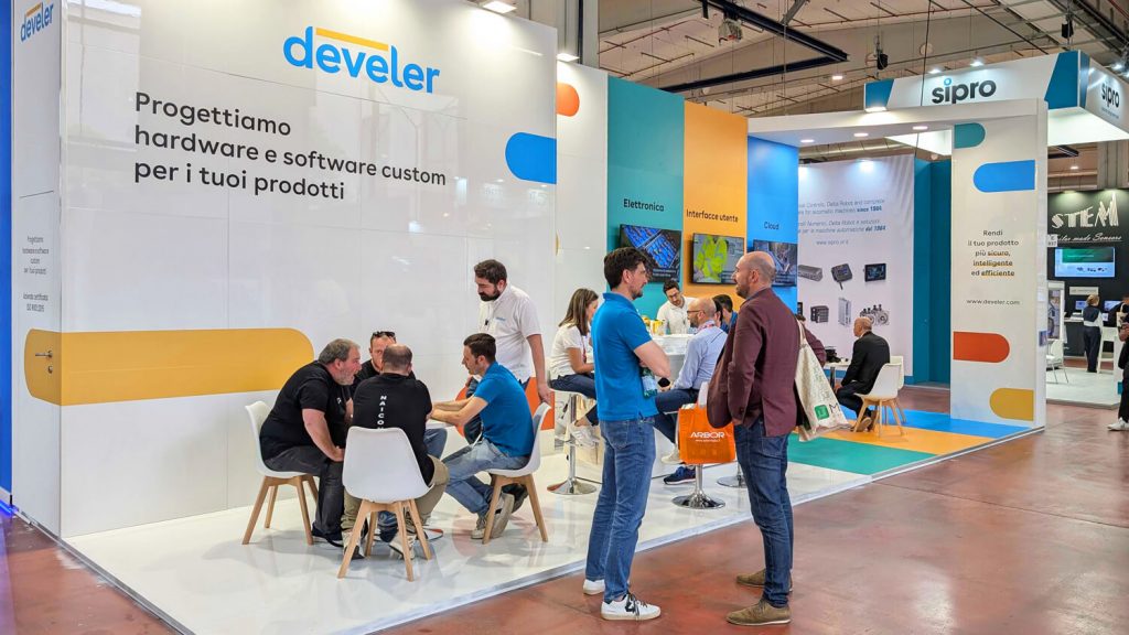 Lo stand Develer a SPS 2025